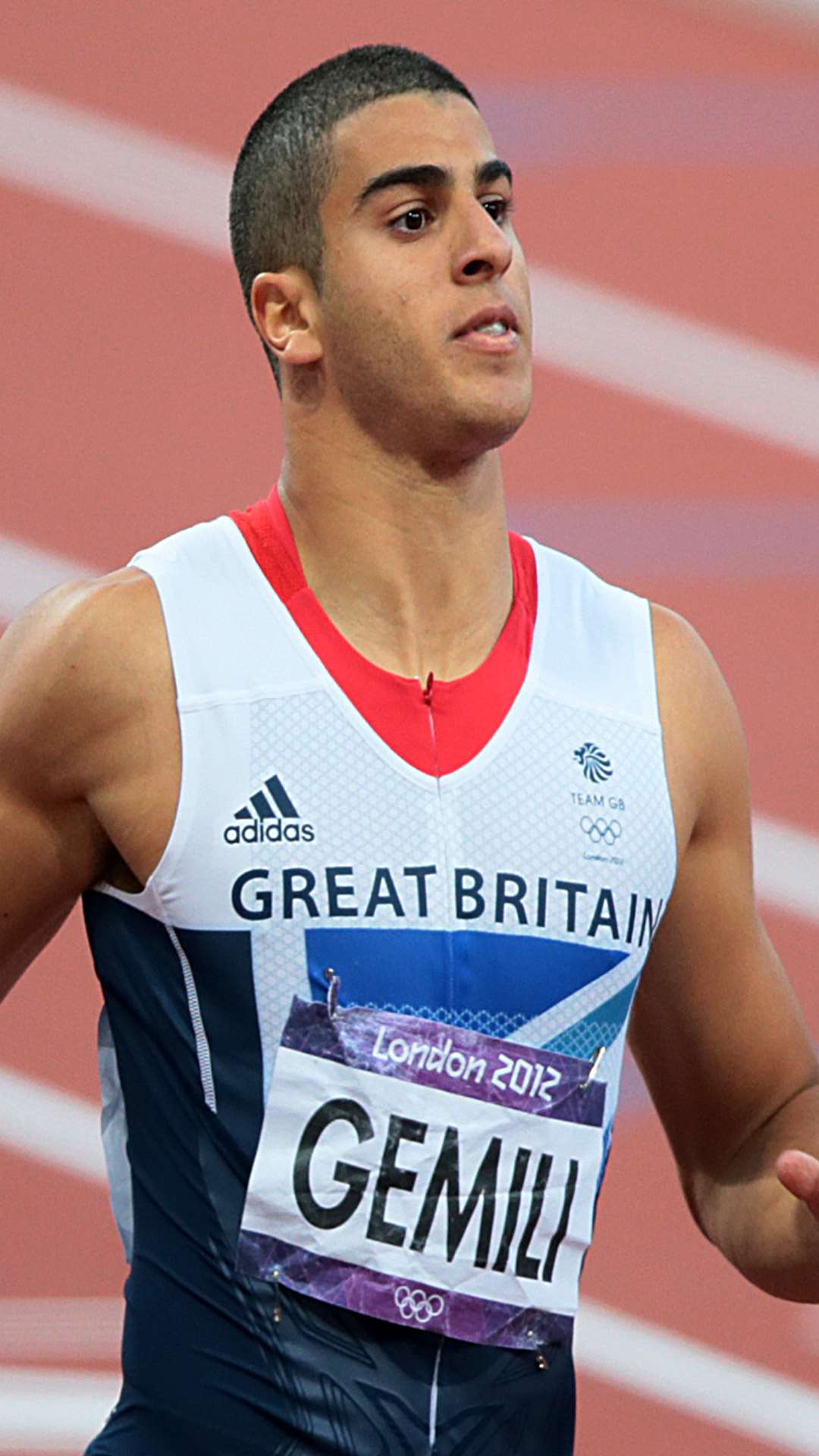 Adam Gemili at the Olympic Stadium, Olympic Park.