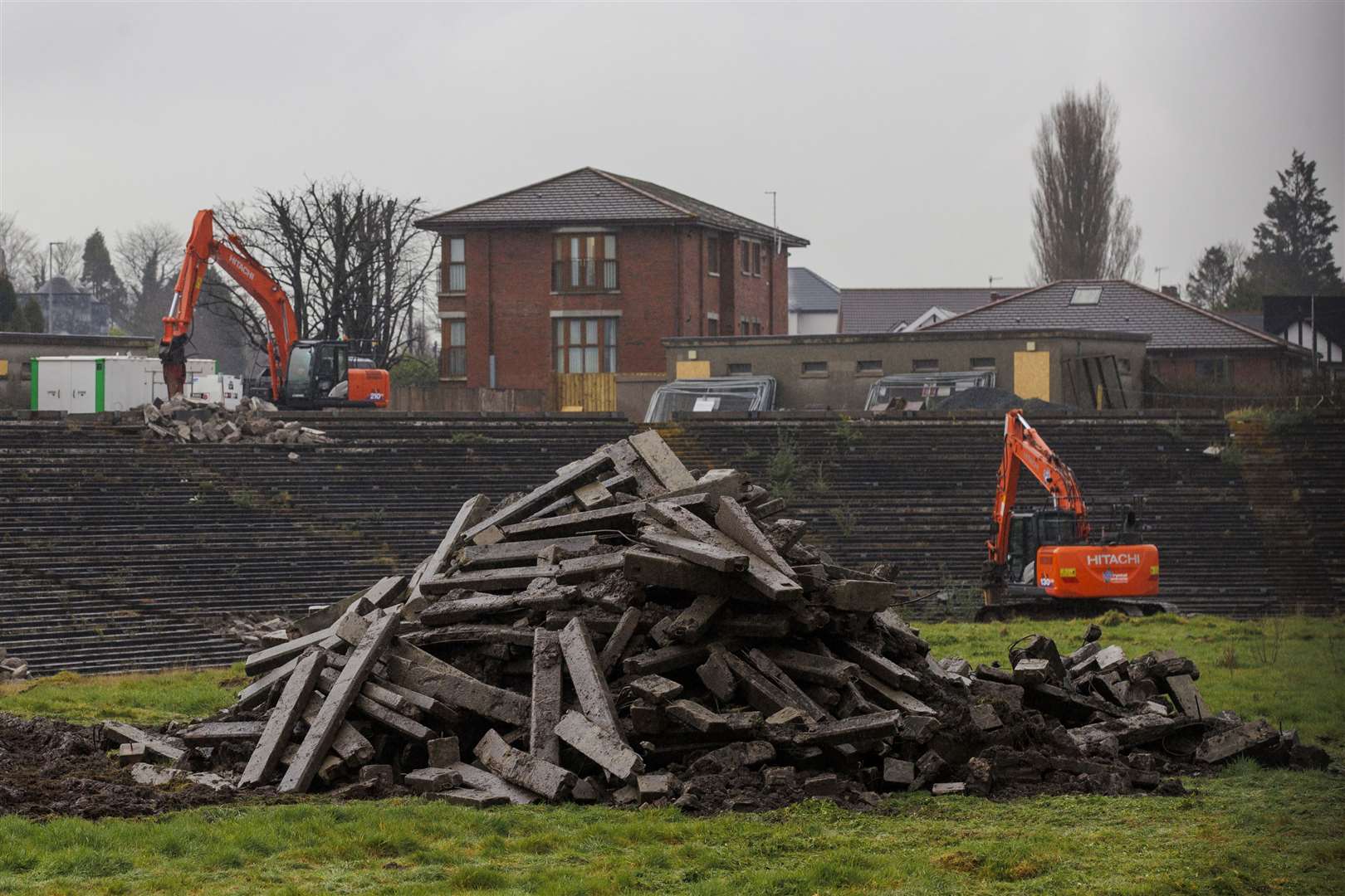 Casement Park in west Belfast currently lies derelict (Liam McBurney/PA)