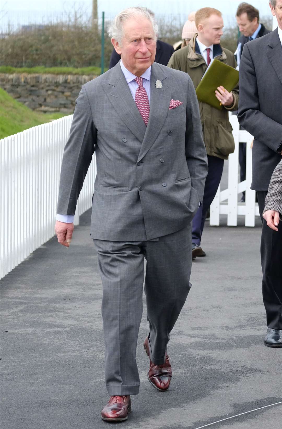 The prince is known for his love of double-breasted suits (Matt Keeble/PA)