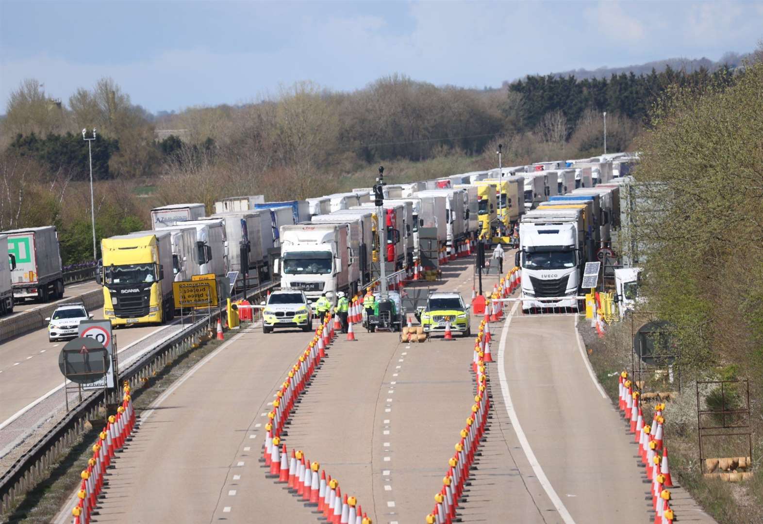 M20 reopen but queues heading into Dover set to last at least two