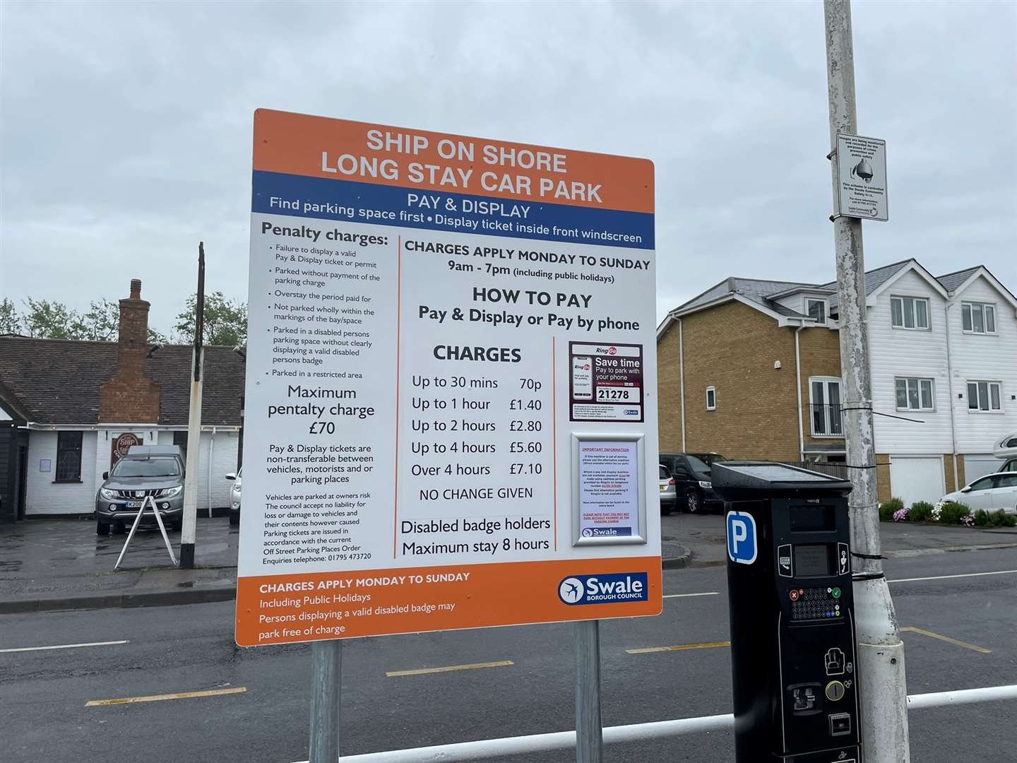 Parking fees have been introduced at the Ship on Shore car park and some are calling for Shingle Bank to do the same. Picture: Joe Crossley