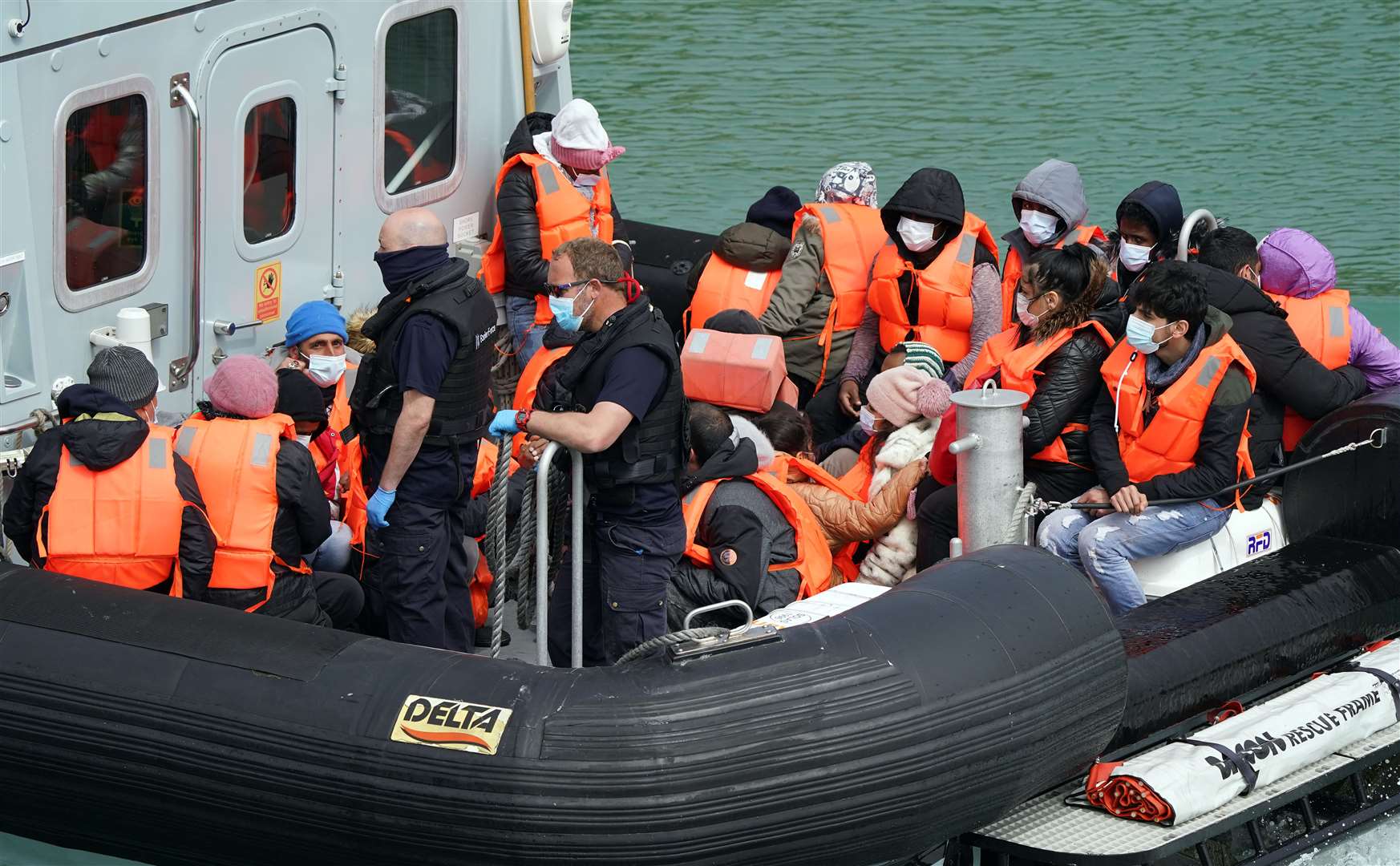 More than 25,000 people have made the crossing to the UK so far this year (Gareth Fuller/PA)