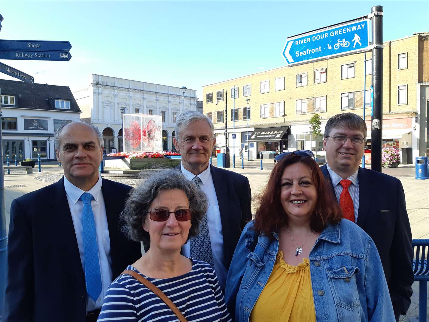 Dover Town Team were successful in getting funding for the Market Square renovation. Picture: Sam Lennon