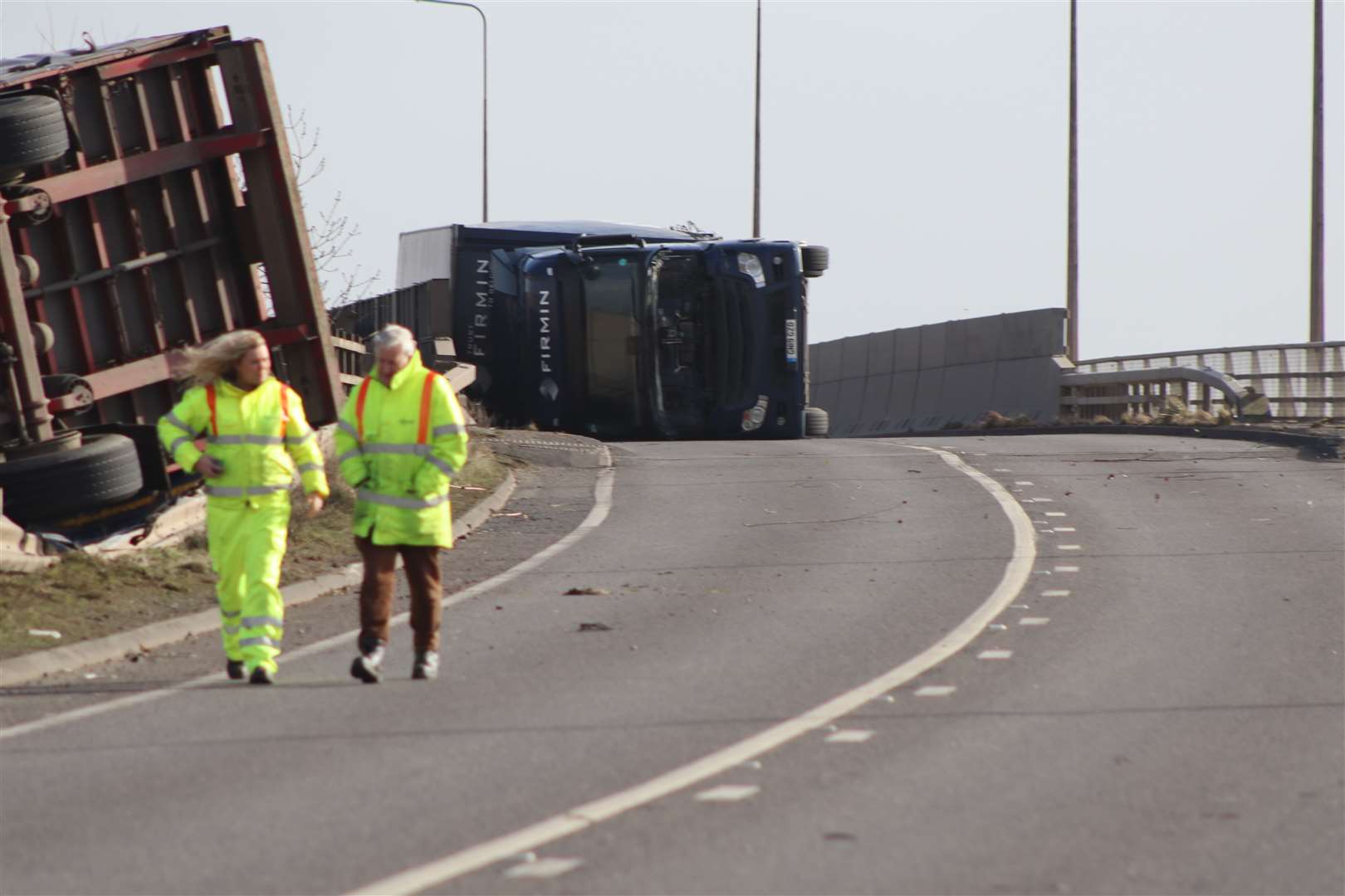 Storm Eunice wreaked havoc on roads because of its high winds