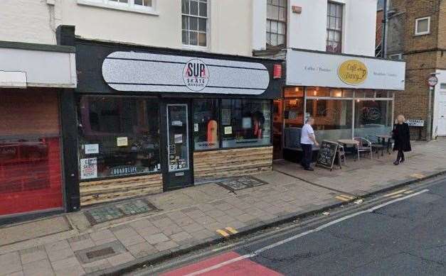 The Sup & Skate store in Margate is to close down in June. Picture: Google Earth