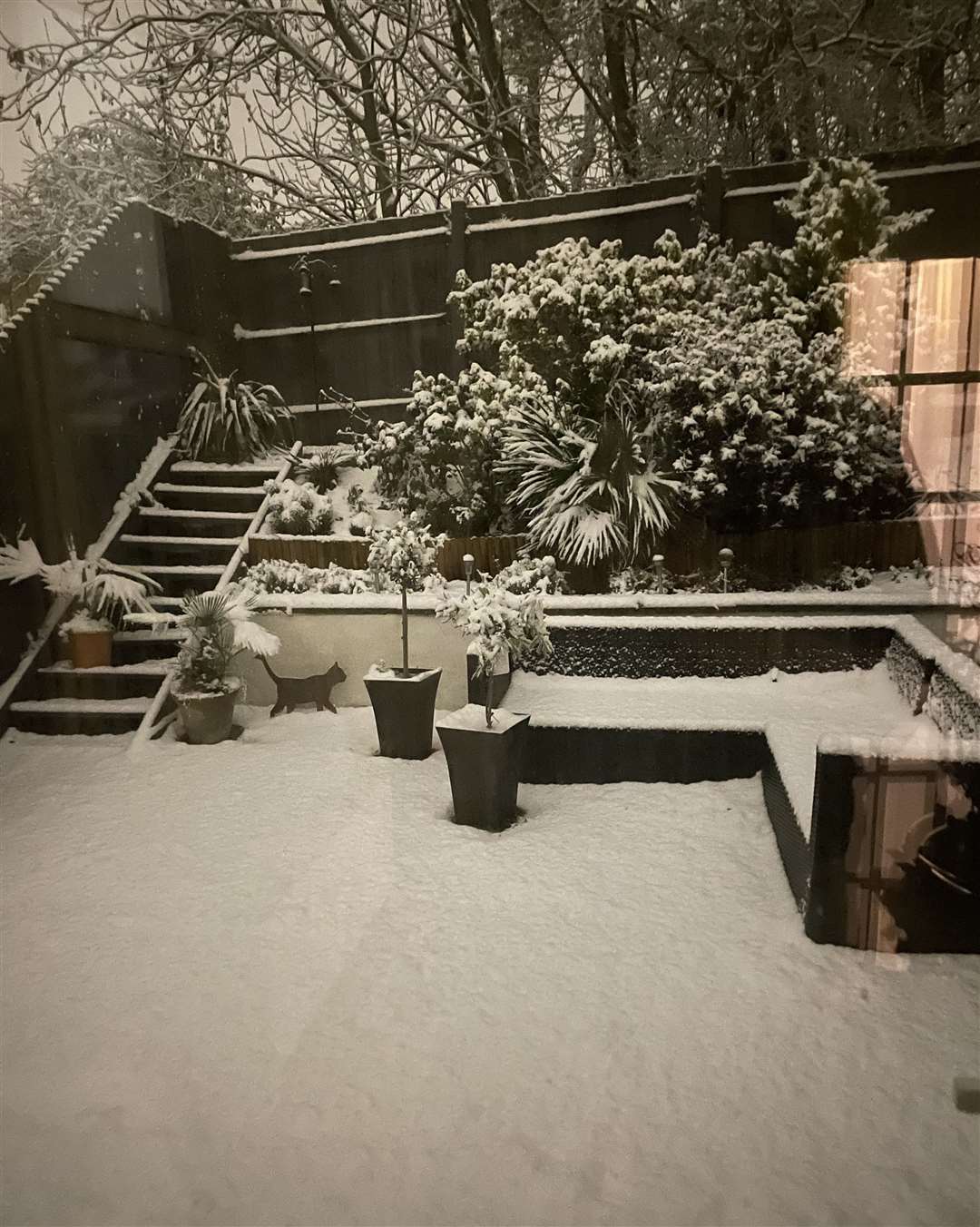 Chloe Allcorn-Austen took this picture of the snow in Lordswood, Chatham