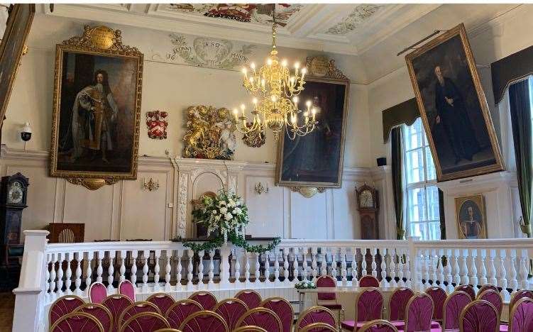 The Guildhall, in Rochester starred as the wedding venue for Prince Charles and Camilla Parker Bowles in Netflix series The Crown