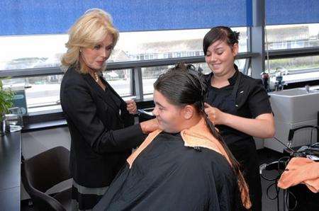 Joanna Lumley visit Folkestone Academy