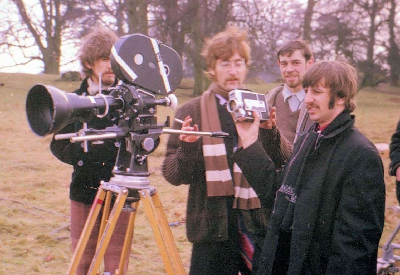 The Beatles when they visited Knole Park, Sevenoaks to shoot promotional films for Penny Lane and Strawberry Fields Forever in January 1967. Picture: Tracks
