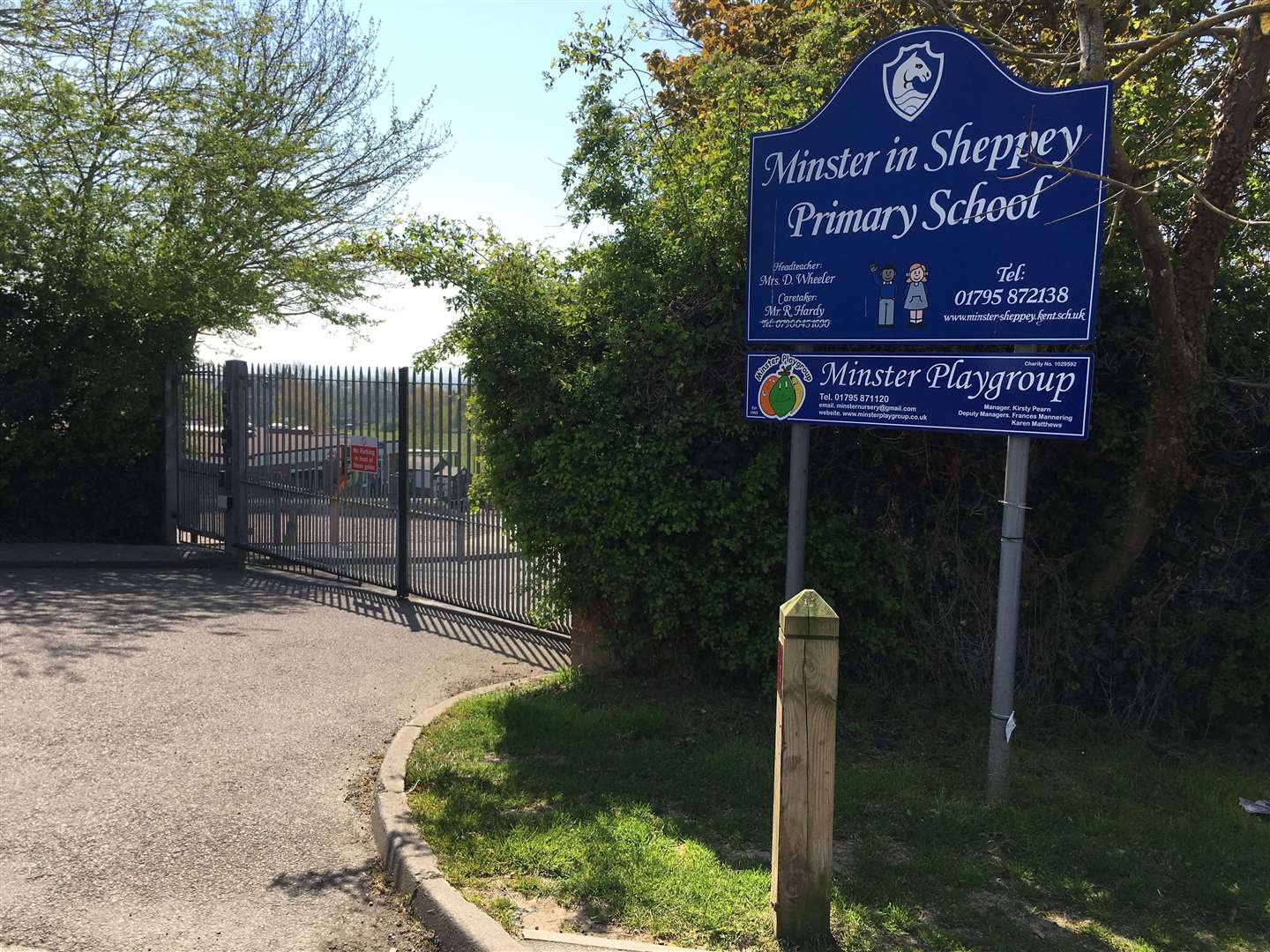 Locked: Minster Primary School in Brecon Chase, Sheppey