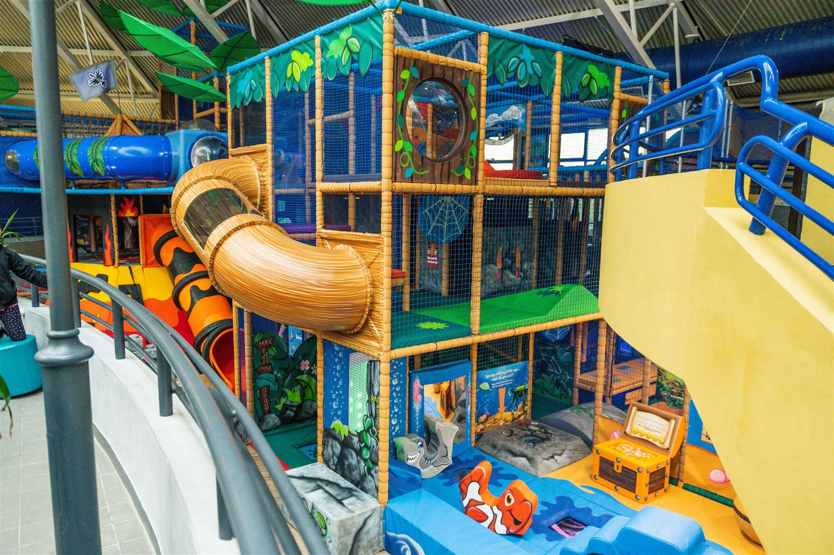 The new Amazon-themed soft play at Maidstone Leisure Centre