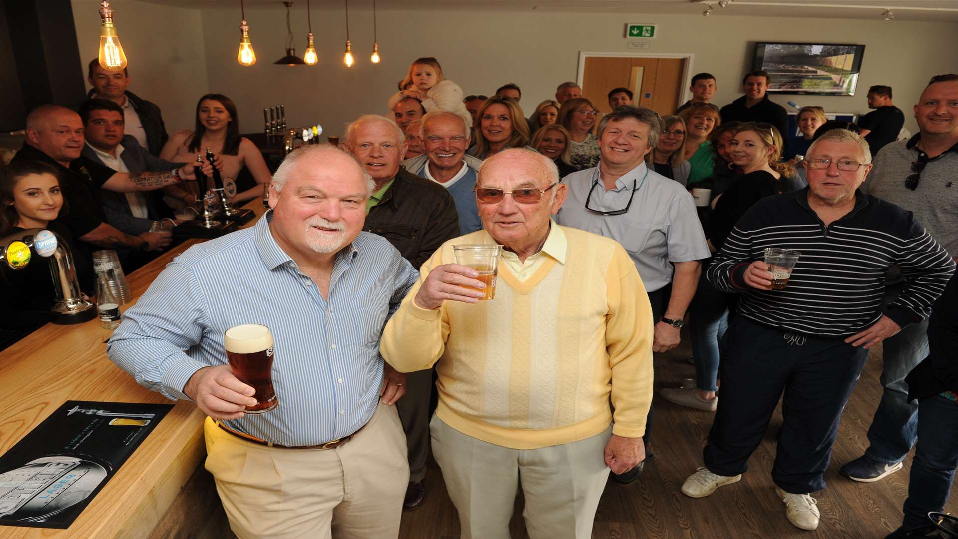 Mike Gatting at Rainham Cricket Club Picture: Steve Crispe