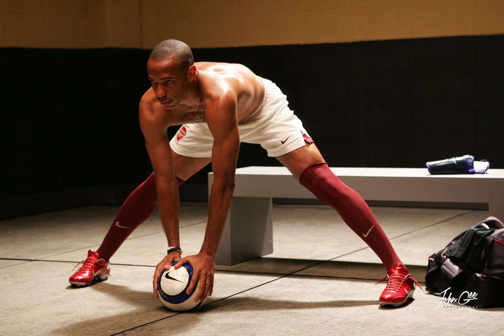 Arsenal legend Thierry Henry poses for John Pic: John Gichigi/Getty Images