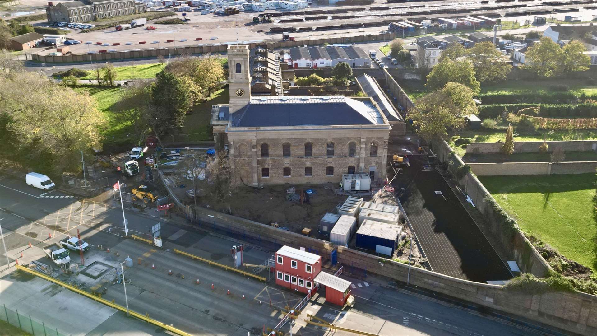 Sheerness Dockyard Church in March 2023. Picture: Philip Drew