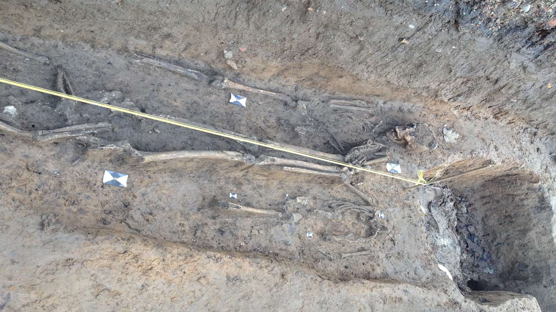 Several skeletons have been found. Picture: Guy Hollaway Architect