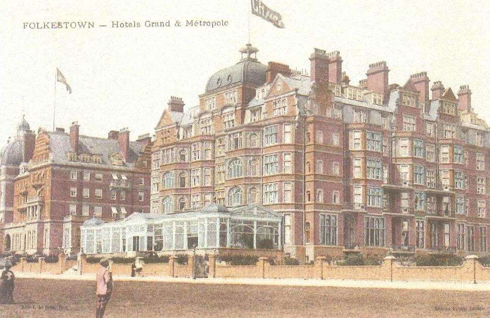 The Grand and Metropole. Credit: Martin Easdown, Fashionable Folkestone (5683154)