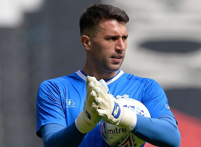 Gillingham goalkeeper Steve Arnold Picture: Ady Kerry