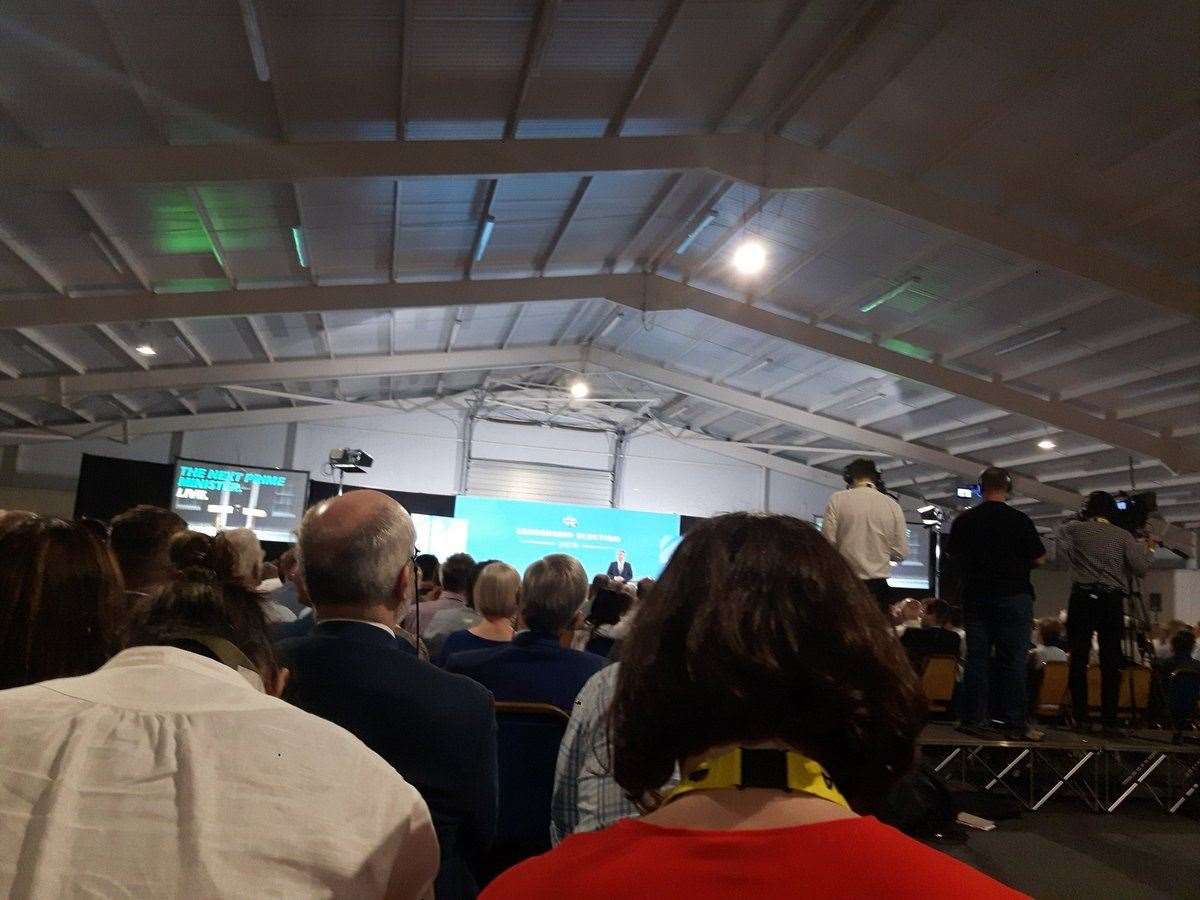 Inside the hustings meeting (13702555)