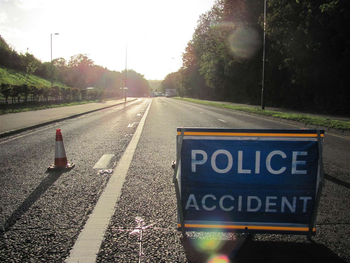 The accident happened in the early hours near Sevenoaks. Stock image