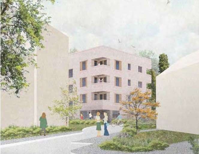 The homes would be made available on affordable rent schemes. Picture: Bell Phillips Architecture/Canterbury City Council