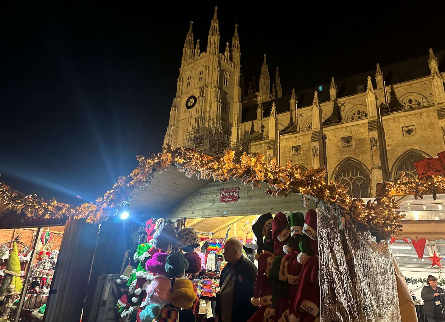 A festive market was first held at Canterbury Cathedral in 1383