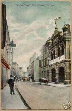 Just eight months after opening, the theatre was almost entirely destroyed by fire. It reopened on Christmas Eve 1900. Picture: Wilf Lower/European Maritime Events