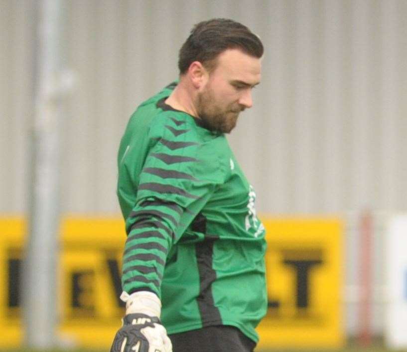 Chatham goalkeeper Dan Ellis Picture: Steve Crispe