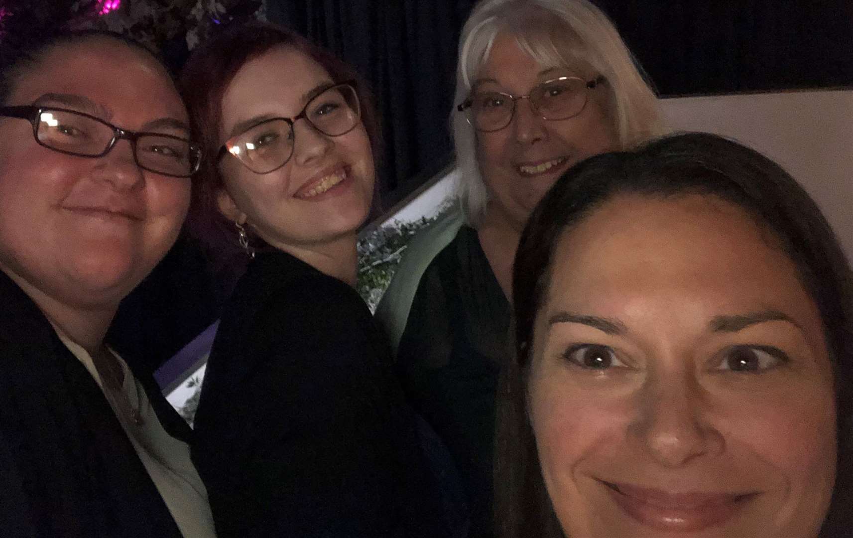 Beth Love (pictured bottom right) at the Colyer Fergusson Charitable Awards evening last year