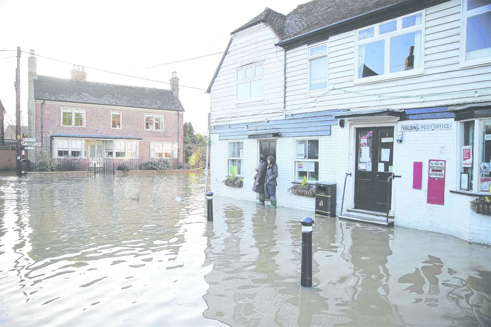 Yalding flooded on Christmas Day. Photo: Richard Wingett