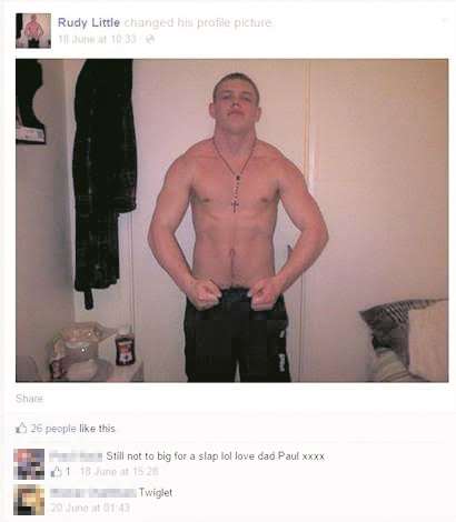 Little changed his Facebook profile picture while in HMP Elmley