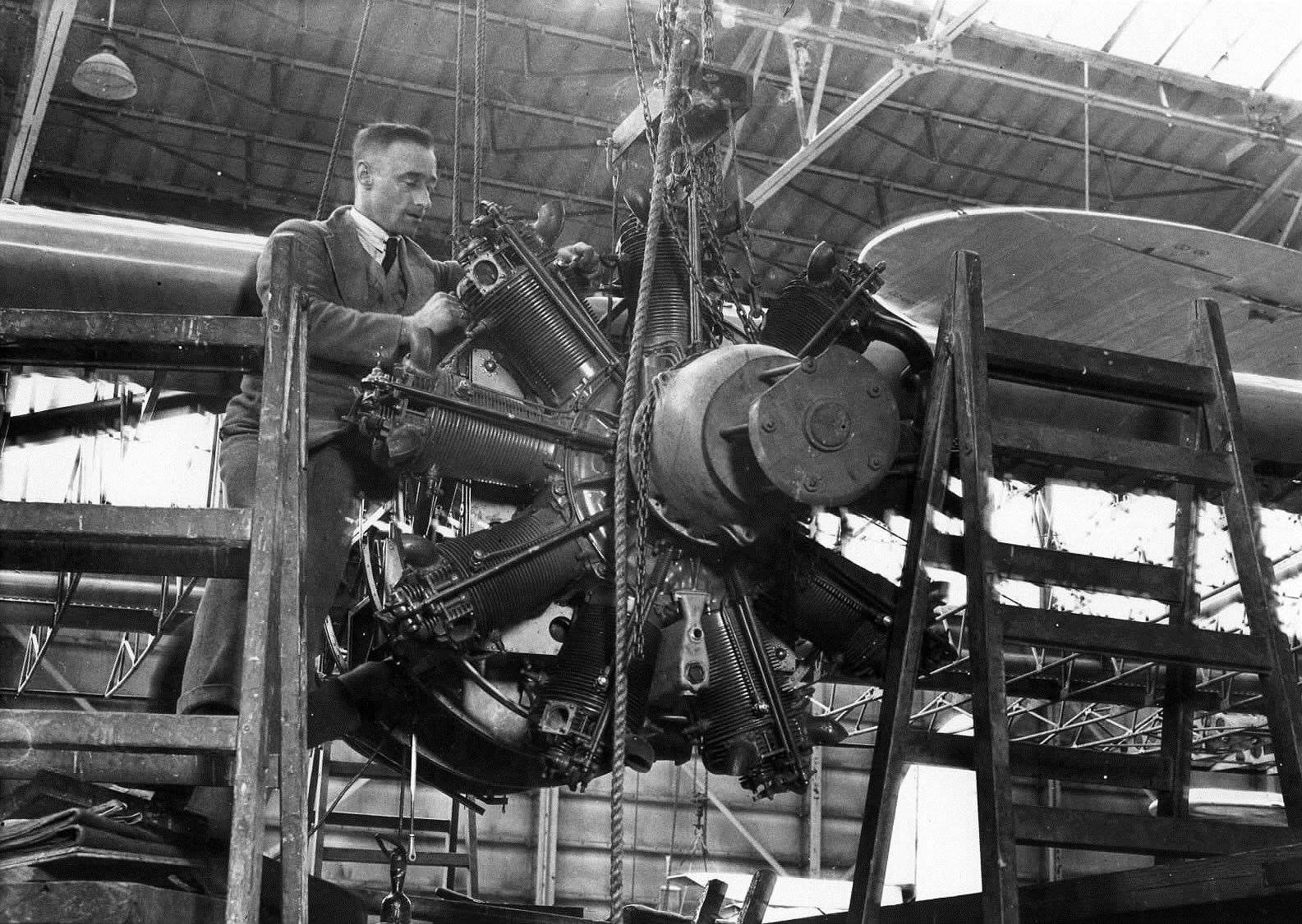 The Short Brothers factory in Rochester where a young Freddie Laker worked