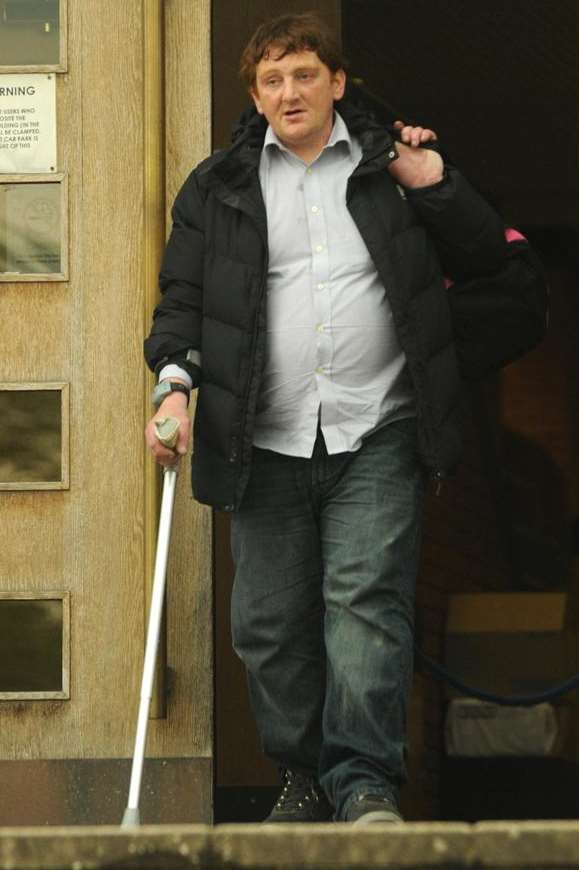 Jason Martin outside court. Picture: Wayne McCabe/SWNS