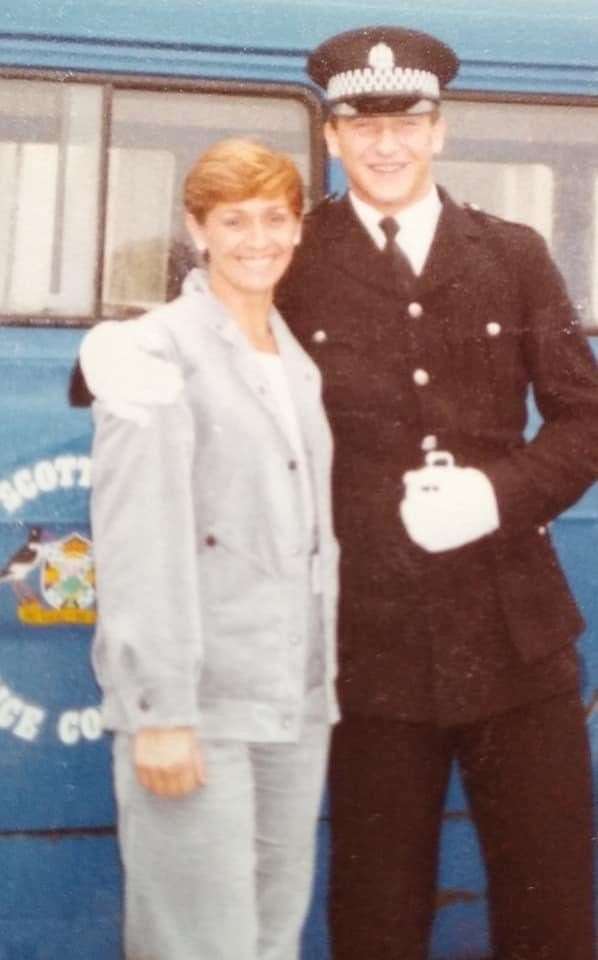 Ann Heron and her son Ralph Cockburn (Durham Police/PA)