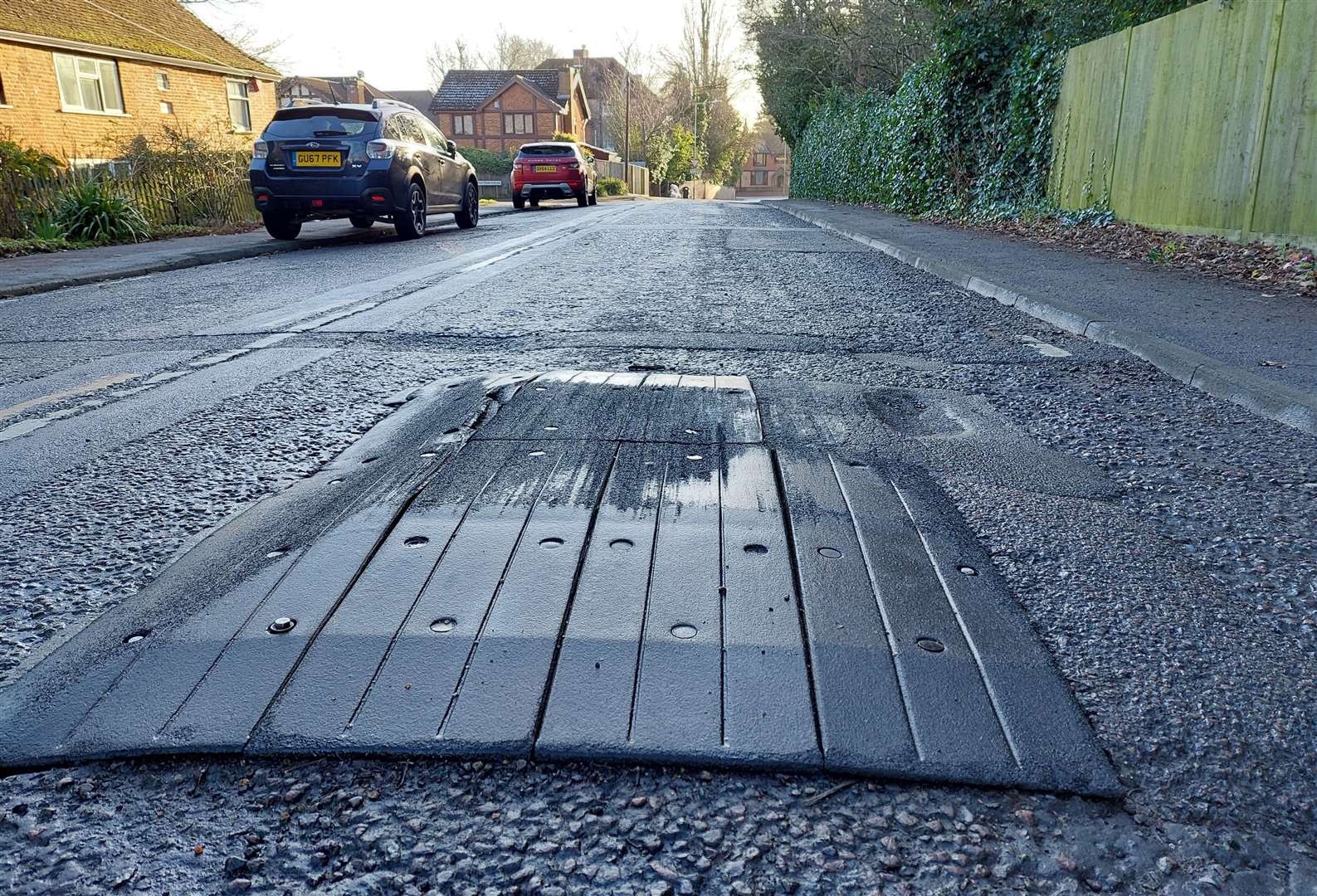 The speed humps in Ulley Road and The Street in Kennington are to be replaced later this spring