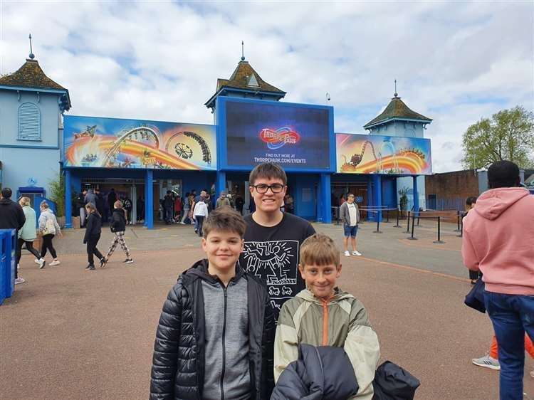 Mr Bell said his 10-year-old son Freddie has also helped to settle in Daniel, pictured front left. Picture: Malcolm Bell