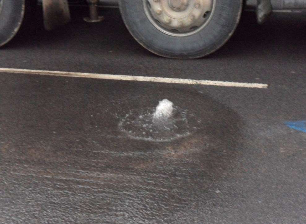 The leak is in Main Road, Queenborough. Stock image.