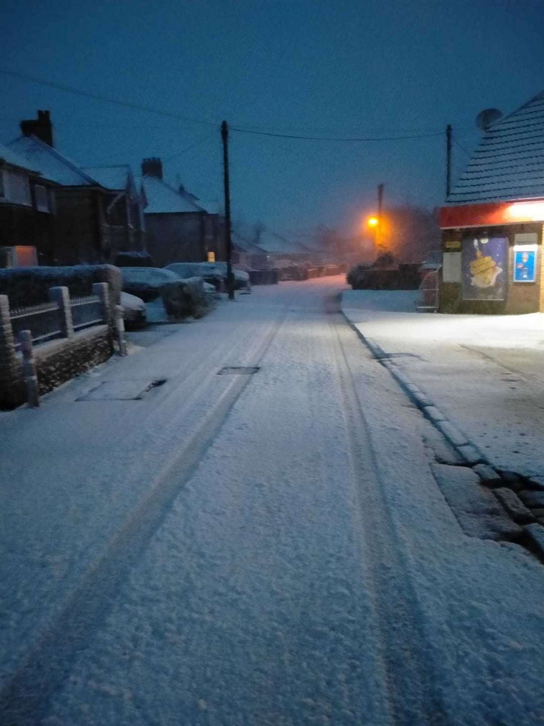 Liam Reid captured this scene in Whitfield early this morning
