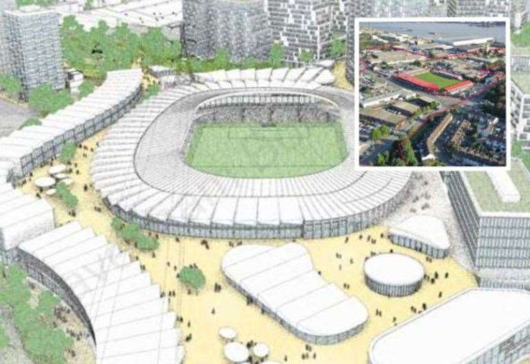 Plans For Northfleet Harbourside And Ebbsfleet United Fc Stadium Approved