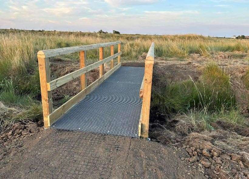 Two benches have also been put in at Barton's Point. Picture: Elliott Jayes