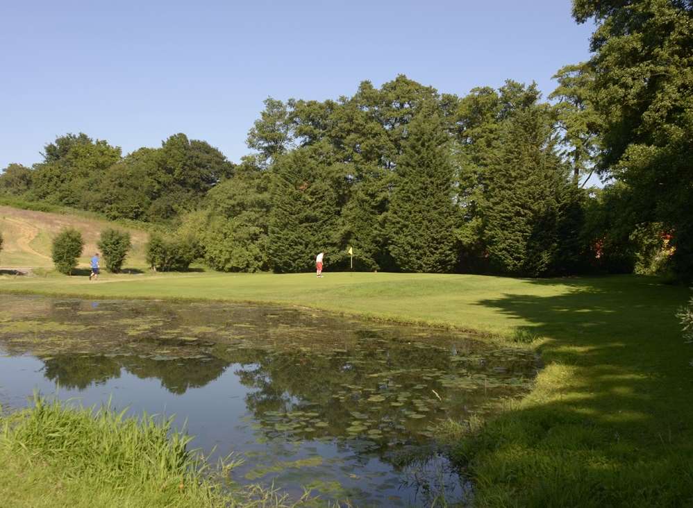 West Malling Golf Course was targeted just before 1am