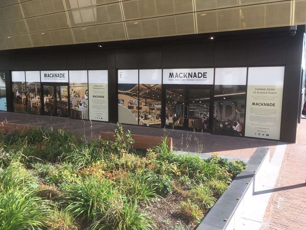 Macknade signage has appeared at Elwick Place