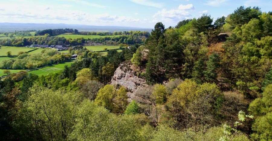 The highest point of the Ridge at Raw Head (Cheshire Sandstone Ridge Trust/PA)