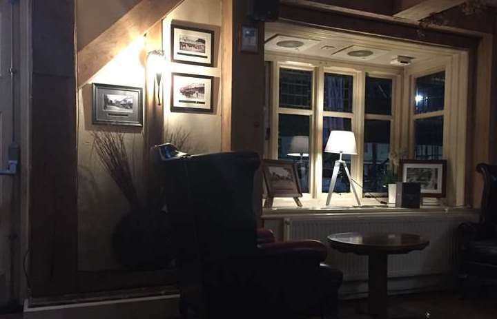 The interior of the pub in 2019