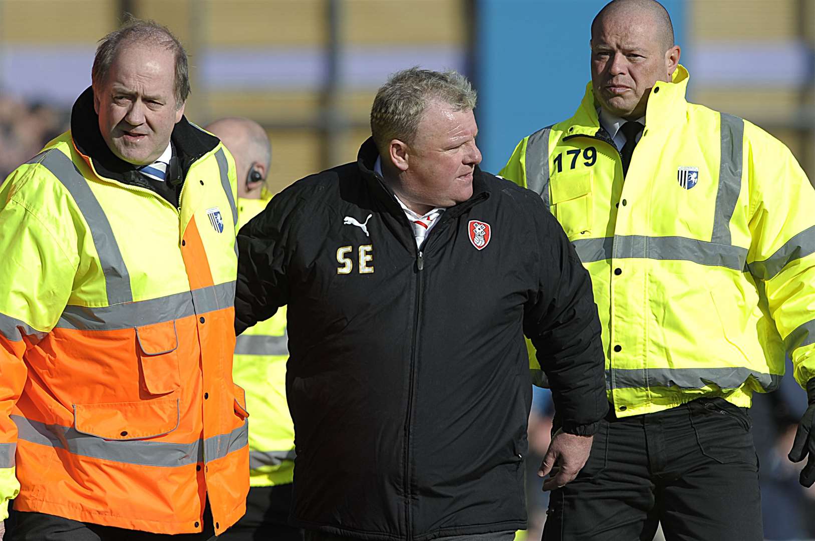 Steve Evans during his visit to Priestfield as Rotherham manager in 2013 Picture: Barry Goodwin