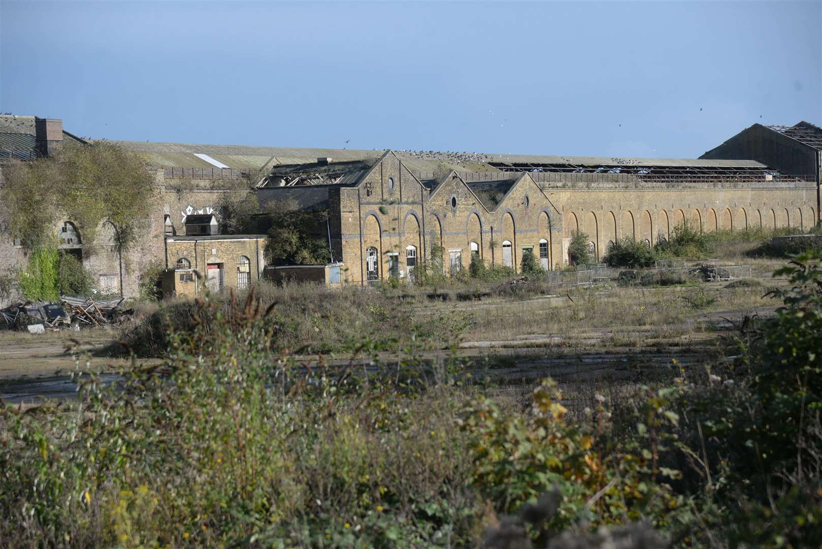 The former Ashford Railway Works in Newtown Road, Ashford. Picture: Chris Davey