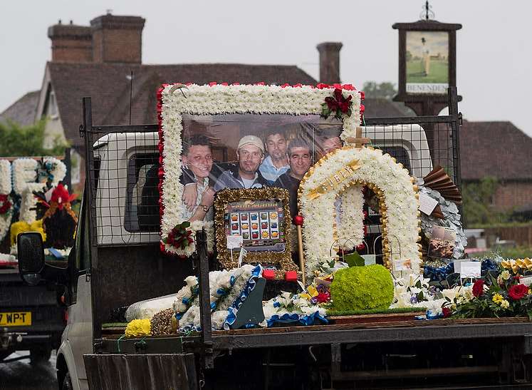 The procession heads through Benenden