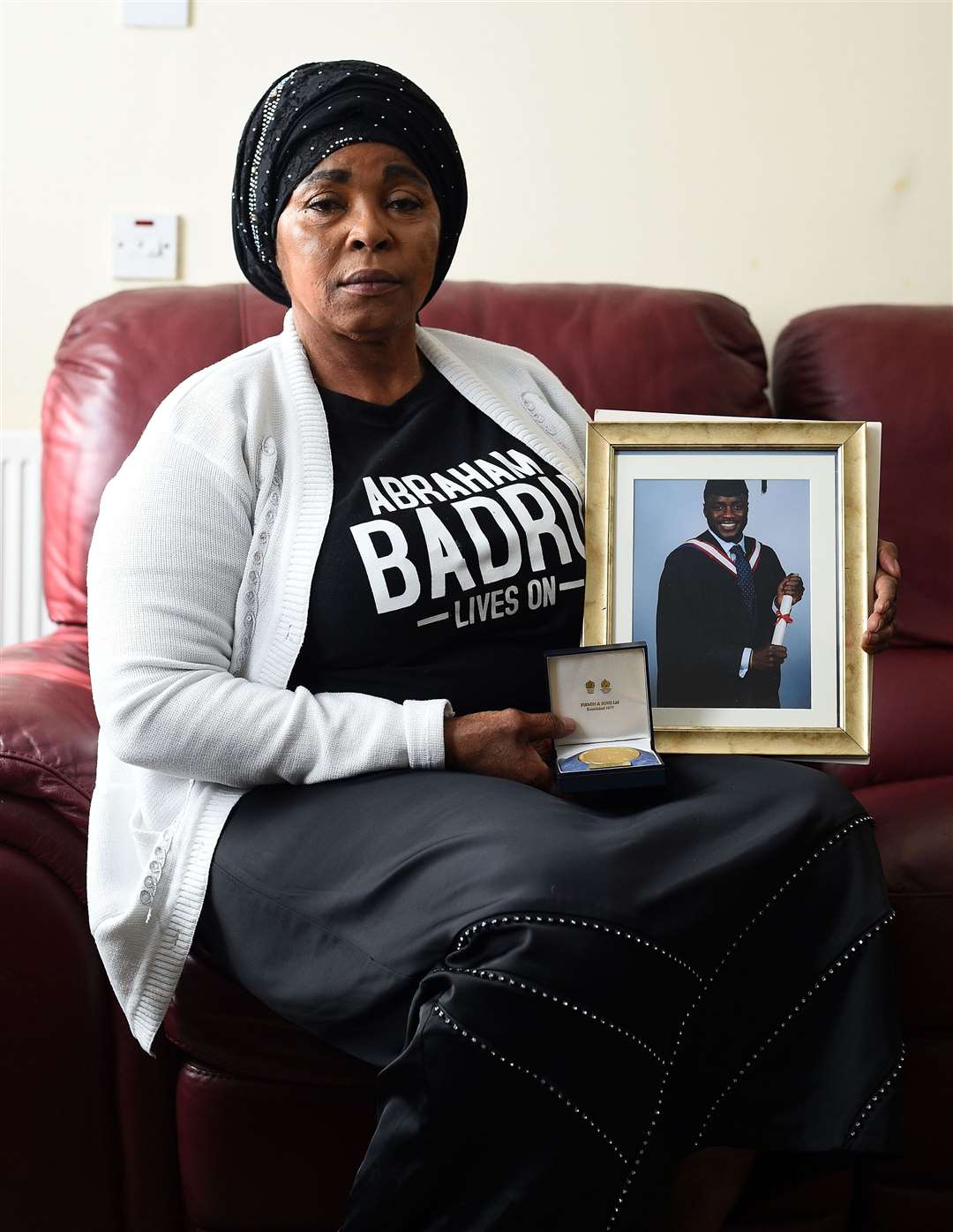 Ronke Ali Badru, mother of Abraham Badru who was shot dead in Hackney in 2018 (Kirsty O’Connor/PA)