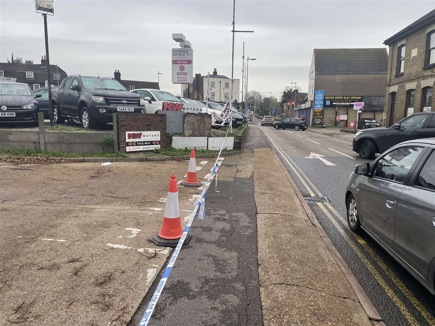 A man is fighting for his life after an assault in Cuxton Road, Strood