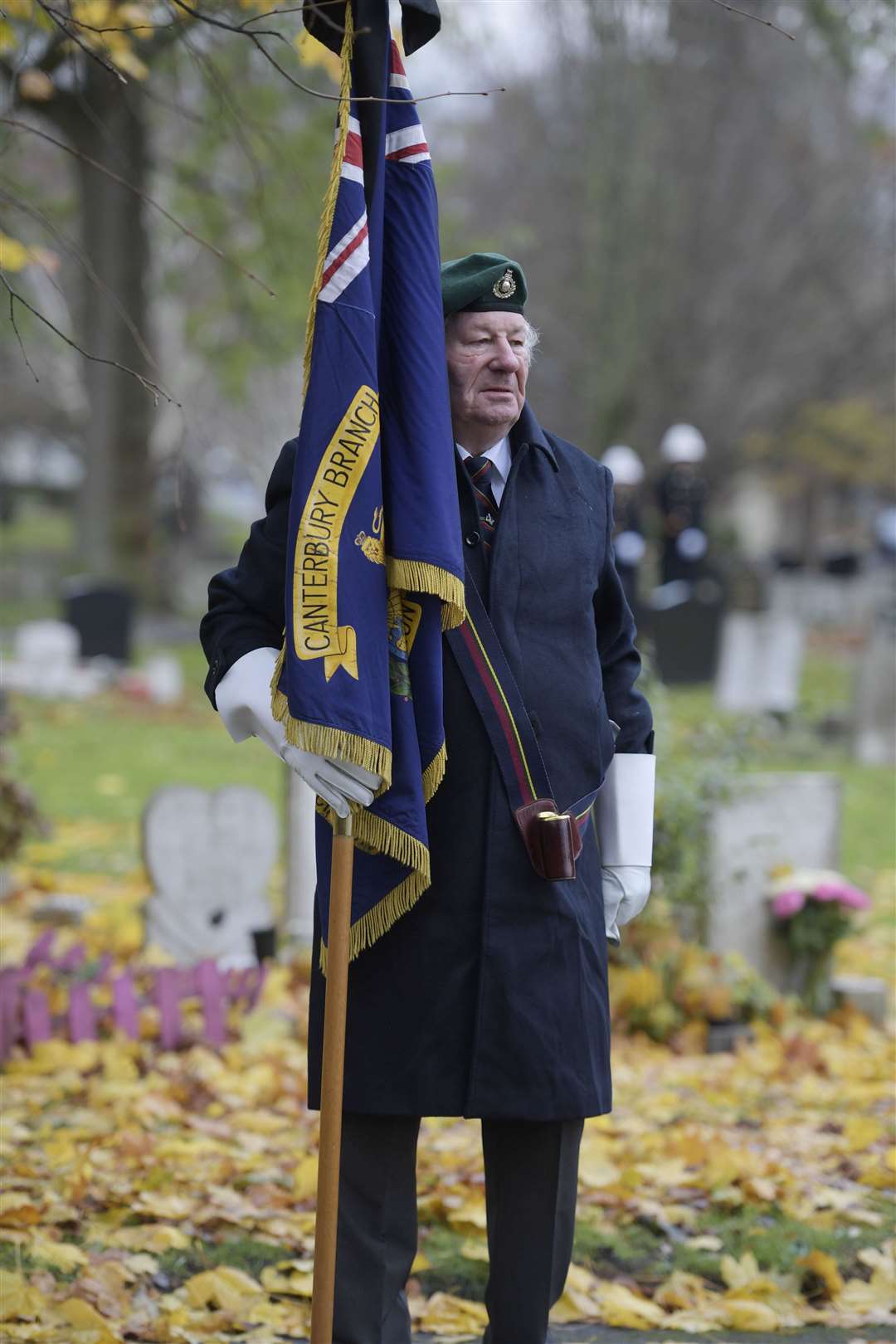 70th anniversary of Dock Road tragedy when 24 marine cadets lost their lives in a bus crash recognised in service at Woodlands Cemetery in Gillingham. Picture: Barry Goodwin