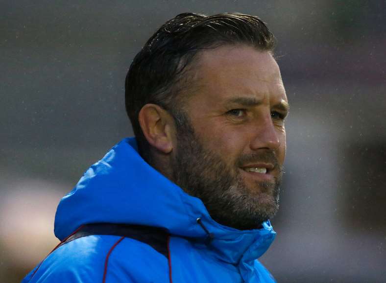 Maidstone manager Jay Saunders Picture: Andy Jones